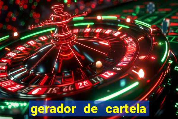 gerador de cartela de bingo